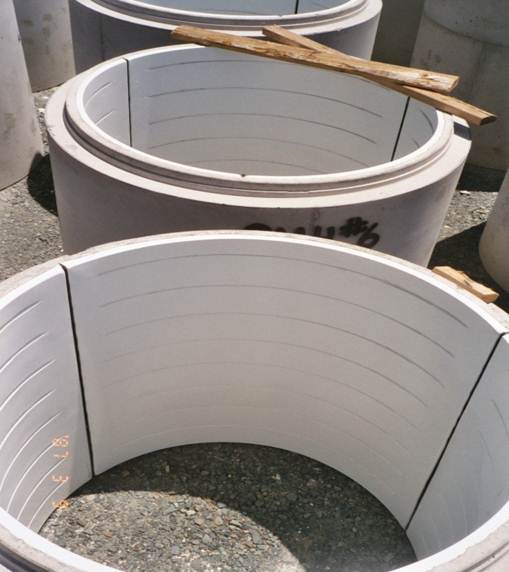 Dura-Plate 100 Manhole Liner Cast Into Risers